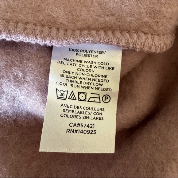 LOFT Sherpa Pullover Women’s Small Mauve Pink Fleece NWT - Picture 9 of 9